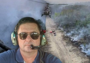 Jovica Mihailović o borbi pilota Helikopterske jedinice MUP sa požarom u Deliblatskoj peščari