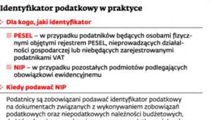 Identyfikator podatkowy w praktyce