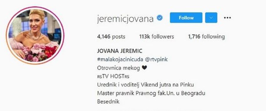Jovanin profil