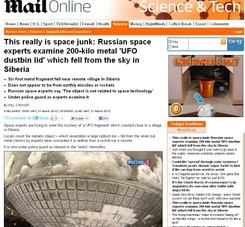 Tajemniczy obiekt spadł na syberyjską wioskę