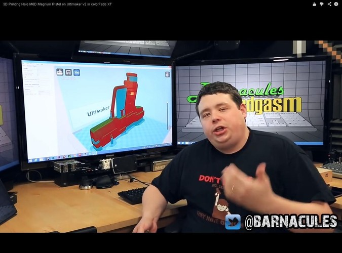 Pistolet z gry 'Halo'