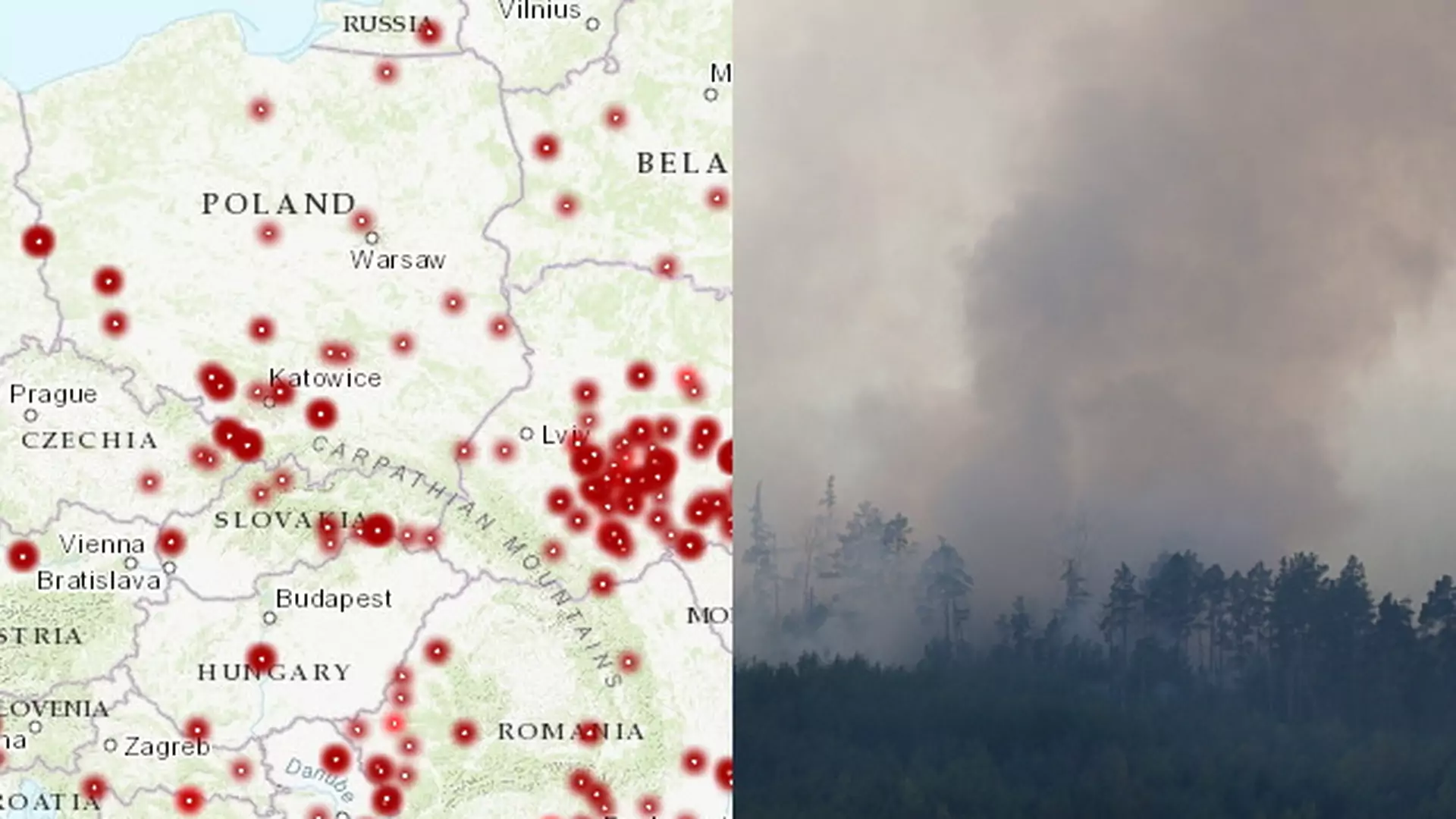 Płonie nie tylko Syberia. Mapa pożarów pokazuje, które kraje ciągle walczą z ogniem