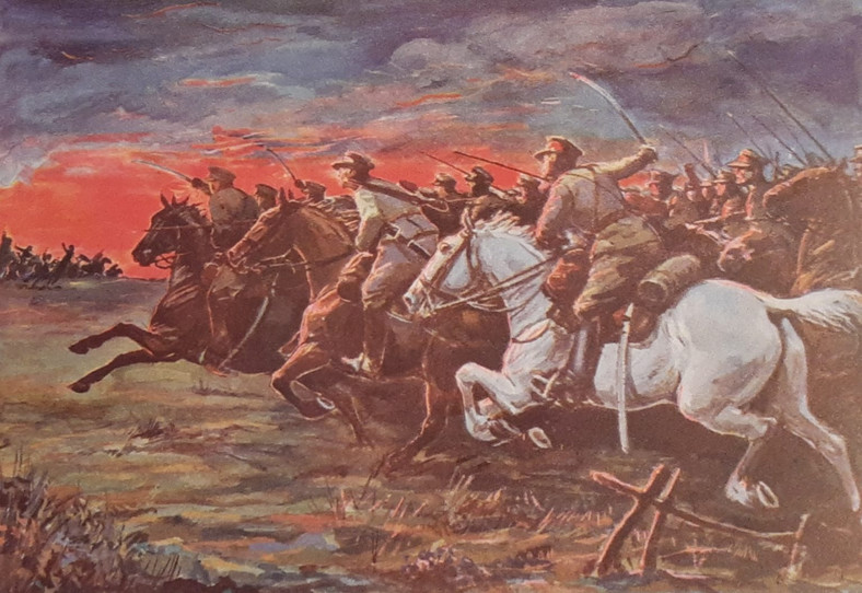 Bitwa pod Komarowem na obrazie Stanisława Haykowskiego.
