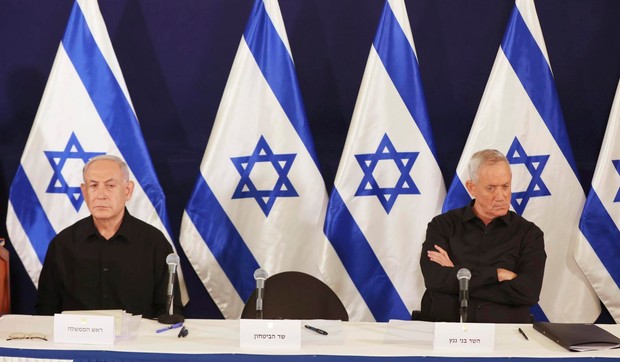 Benjamin Netanjahu i Beni Ganc