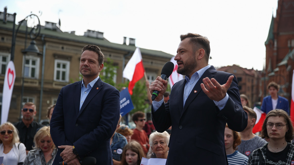 Rafał Trzaskowski przyjechał do Krakowa wesprzeć Aleksandra Miszalskiego