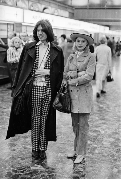 Marianne Faithfull i Mick Jagger (fot. Getty Images)