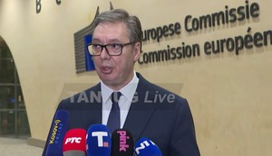 Aleksandar Vučić iz Brisela