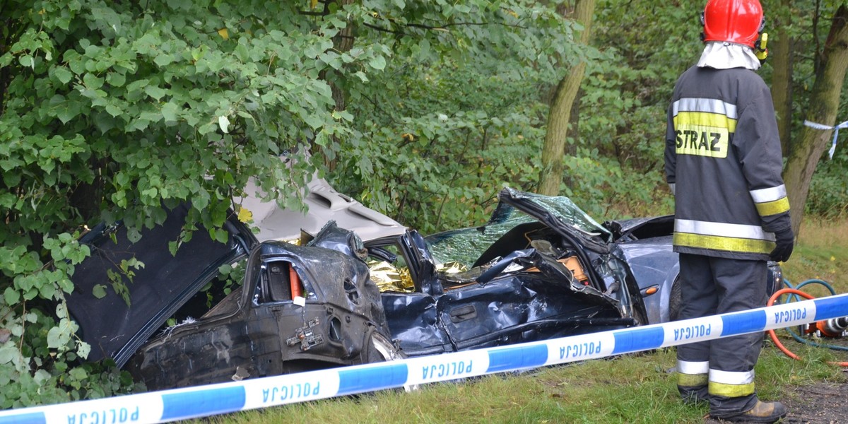 Wypadek w województwie dolnośląskim