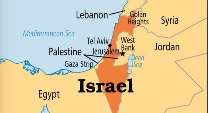 Israel on the map
