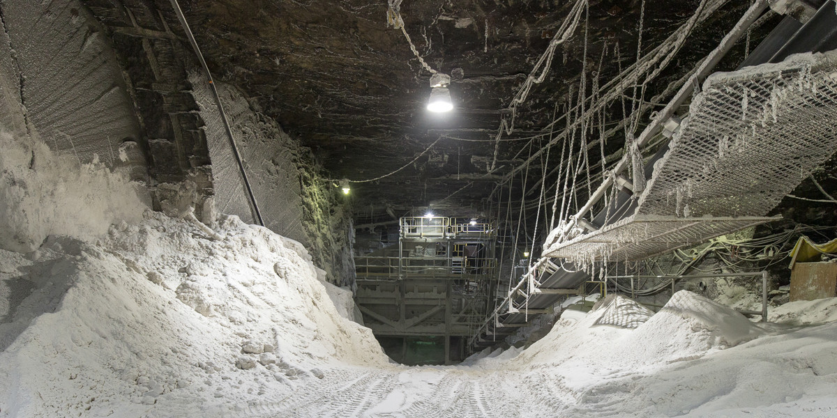 12 rare photos inside a beautiful mine that's hidden 2,000 feet below Lake Erie