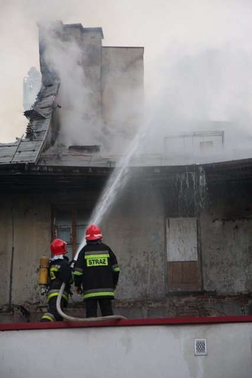 Pożar w centrum Lublina