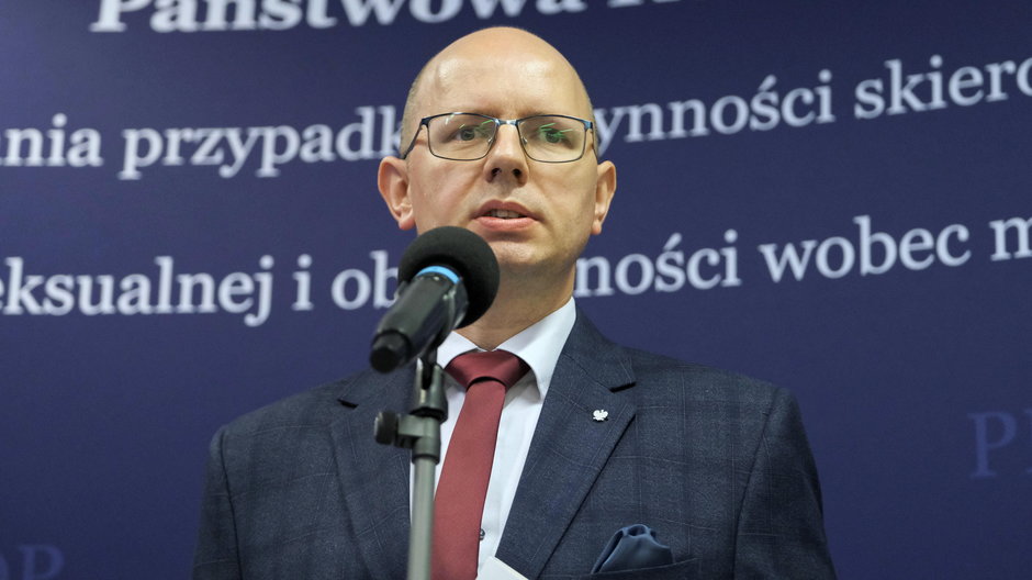Przewodniczący Państwowej Komisji ds. wyjaśniania przypadków pedofilii Błażej Kmieciak 