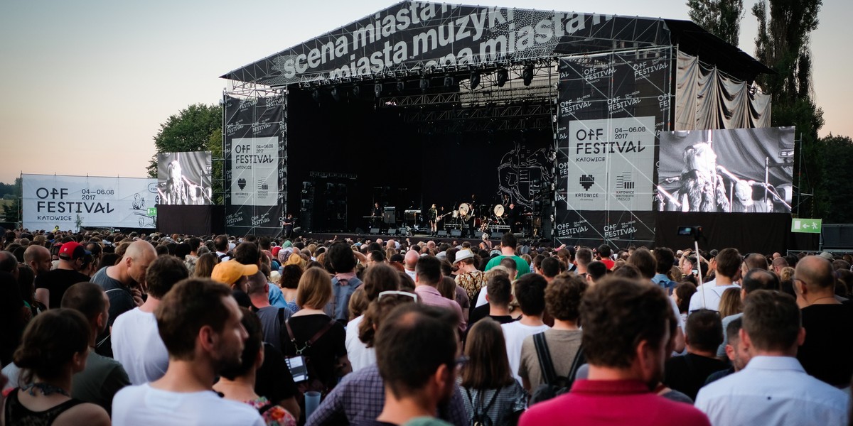 OFF Festival w Katowicach gromadził tłumy fanów muzyki. 