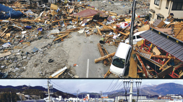 Így néz ki Japán a cunami után