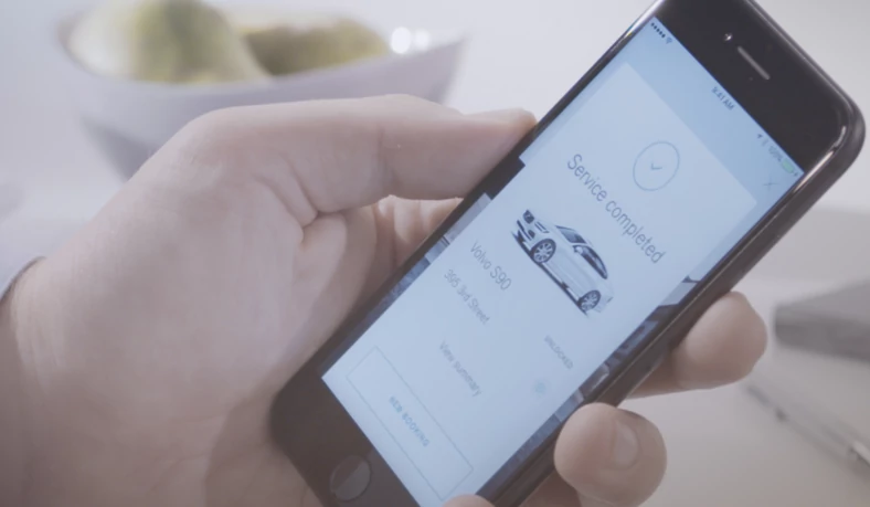 Volvo - aplikacja do zamawiana nowych usług: tankowania, serwisu czy mycia