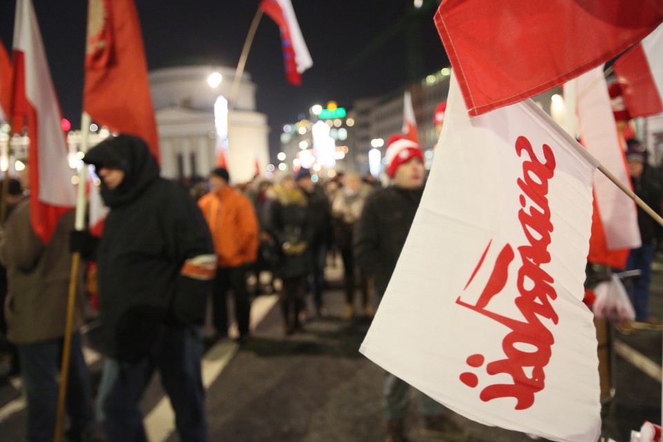 Demonstracje w dniu 35. rocznicy wprowadzenia stanu wojennego. Zobacz zdjęcia!