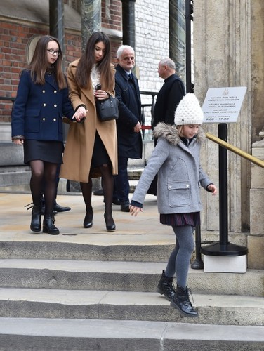 Marta Kaczyńska z córkami