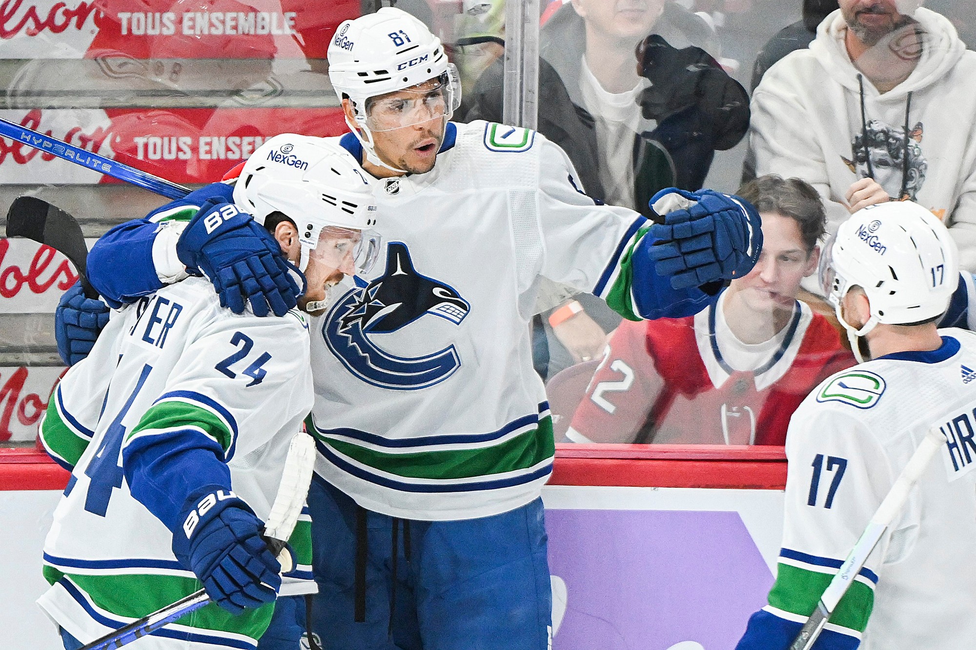 Zápas NHL: Montreal Canadiens - Vancouver Canucks.