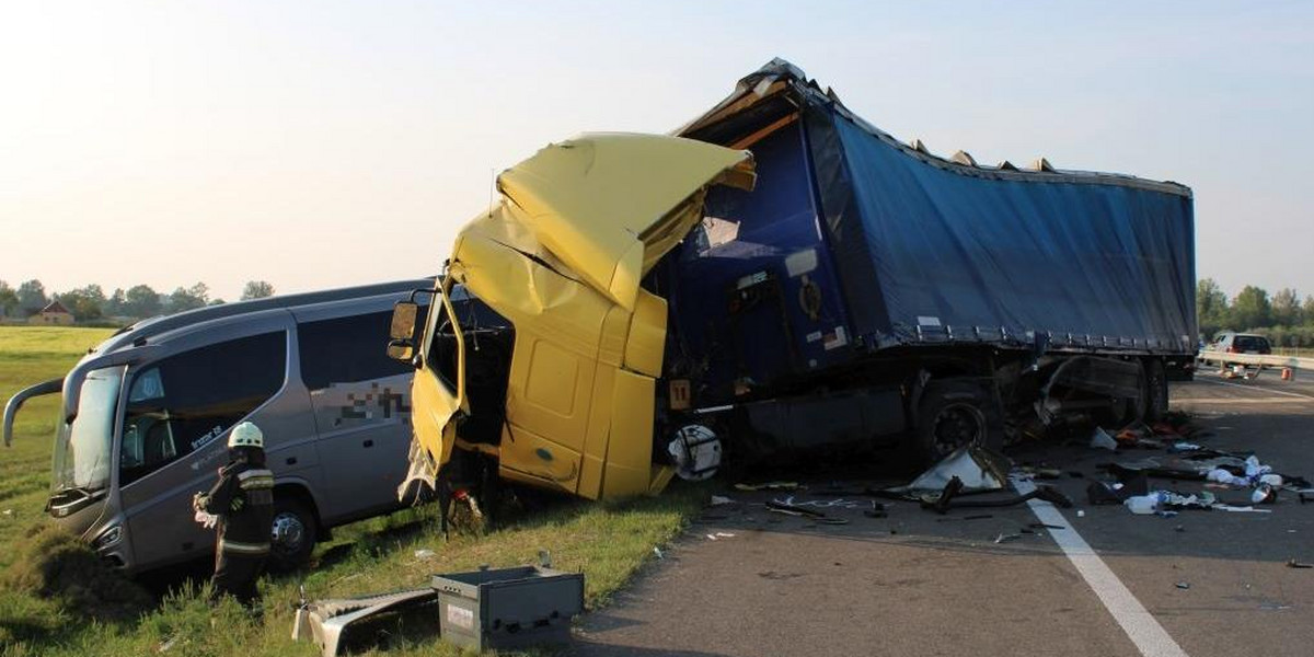 Wypadek polskiego autokaru na Węgrzech