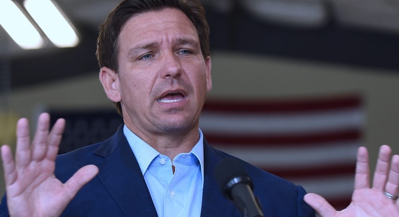 Republican Gov. Ron DeSantis of Florida.
