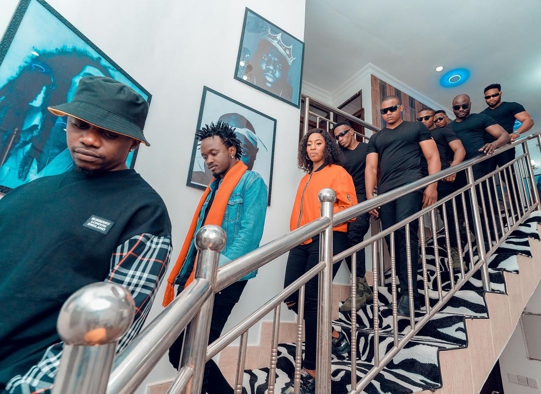 Bahati at Rayvanny's Studio Next Level Music