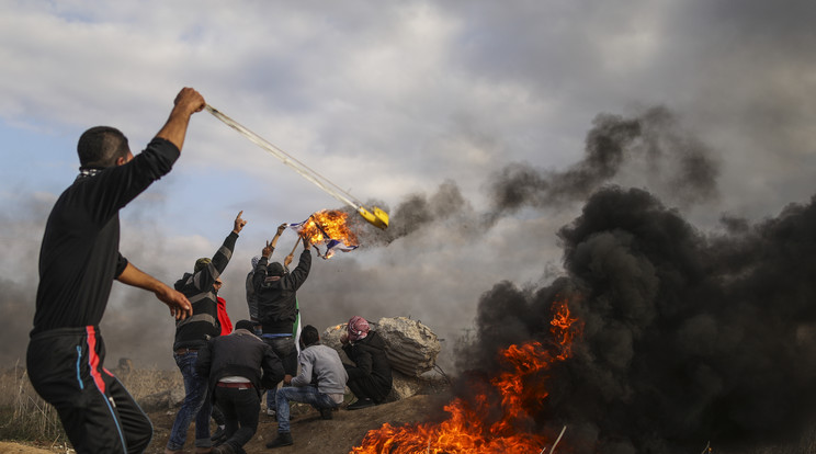 Folyamatosan zajlanak a tiltakozások Gázában /Foto: AFP