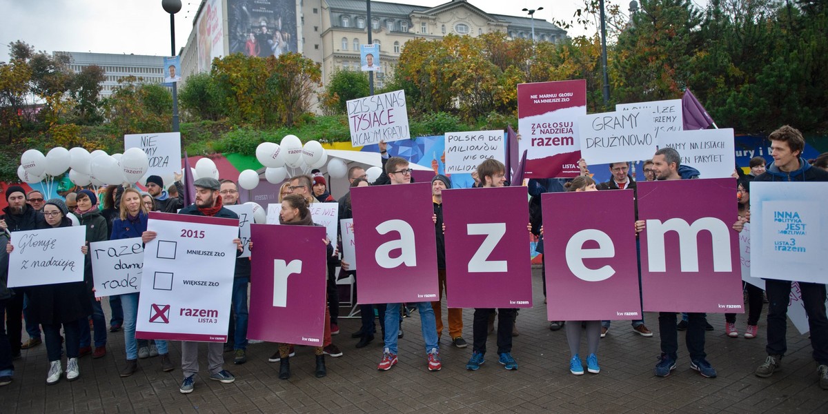 Działecze partii Razem