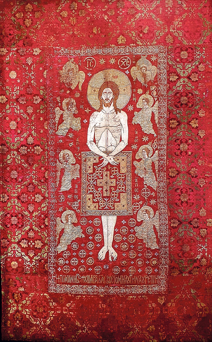 Plaštanica kralja Milutina, carigradska radionica, kraj 13, početak 14. veka