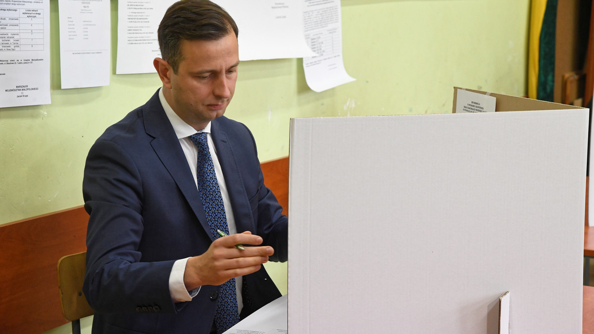 Kraków: Władysław Kosiniak-Kamysz oddał głos w wyborach