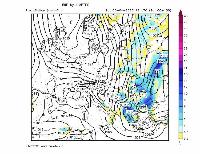 Prodor hladnog artičkog vazduha u subotu