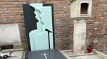 Nowy pomnik na grobie Jerzego Połomskiego