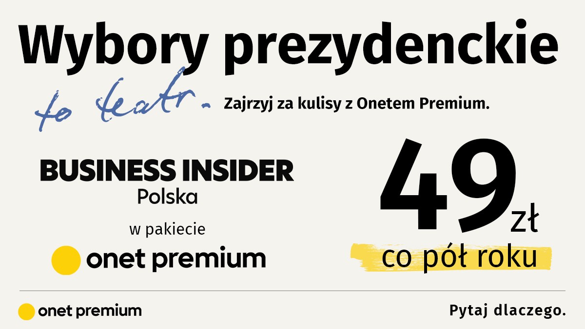 Jaka przyszłość czeka nas po wyborach? Zasubskrybuj Business Insidera w promocyjnej cenie i sprawdź [AUTOPROMOCJA]