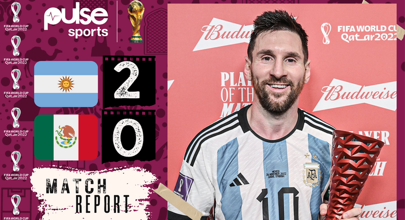 Lionel Messi was the man of the match for Argentina against Mexico