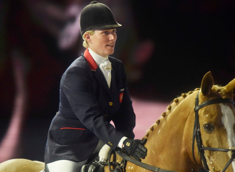 Zara Tindall siostrzenica Króla Karola III i medalistka olimpijska z Londynu