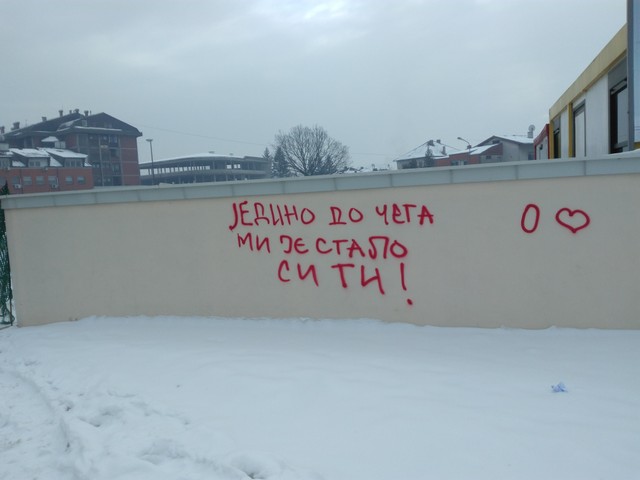 Ljubavni grafiti na zidu