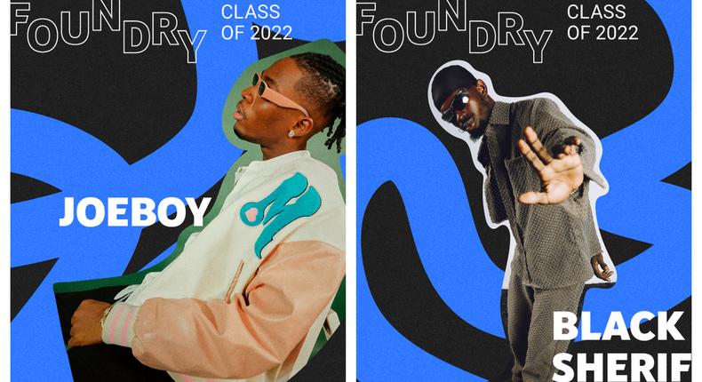 Joeboy and Black Sherif joins YouTube's global Foundry Class of 2022 