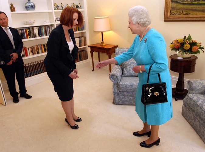 Elżbieta II i premier Australii Julia Gillard