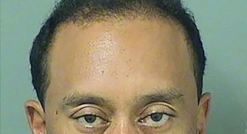 Former golf world number one Tiger Woods, seen here in this booking photo from his May 29 arrest, pleaded not guilty to driving under the influence