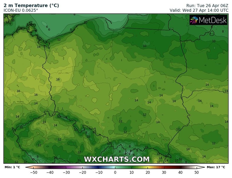 Najcieplej będzie na zachodzie Polski