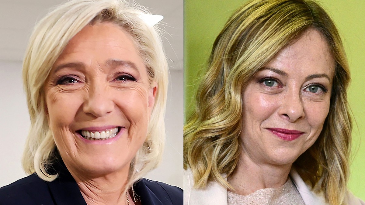 Marin Le Pen i Đorđa Meloni