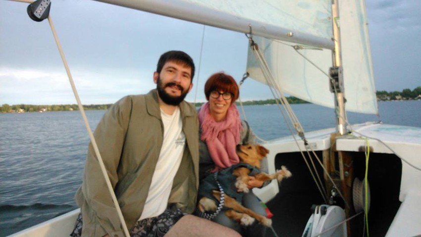 Boni se vozi po Mičigenskim jezerima