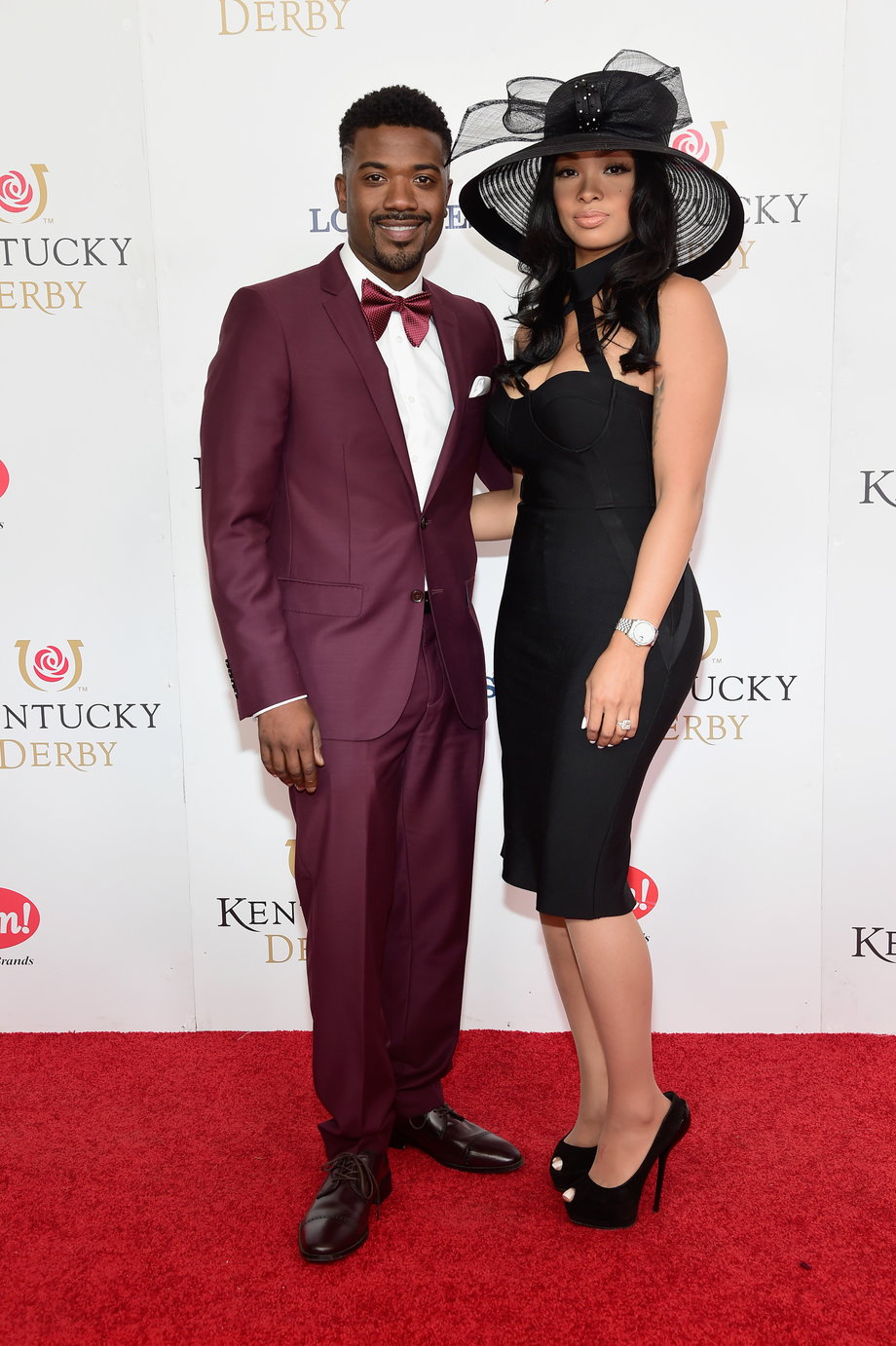 BEST: Singer Ray J and fashion designer Princess Love looked elegant and classy.