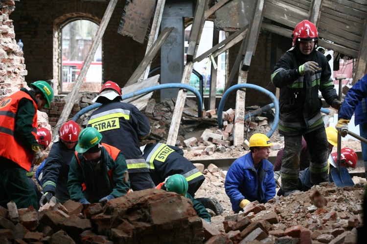 Robotnik zginął na budowie galerii handlowej w Białymstoku