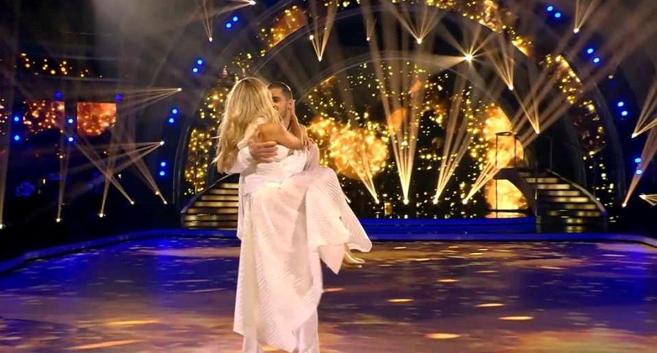 Peter Sagan a Eliška Lenčešová v Let's Dance.