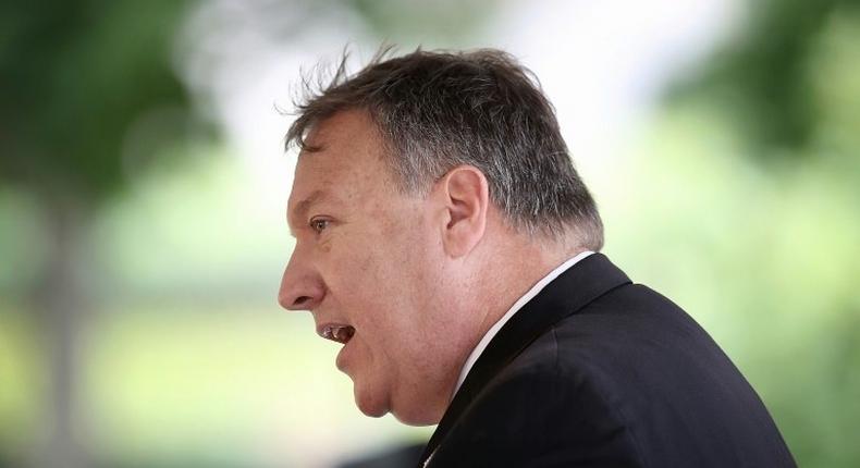 CIA director Mike Pompeo said Sunday there was 'nothing imminent' in the US standoff with North Korea