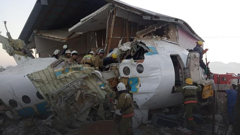 Katastrofa samolotu w Kazachstanie