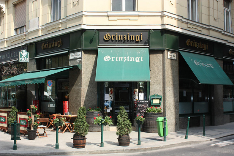 Budapeszt, restauracja Grinzingi