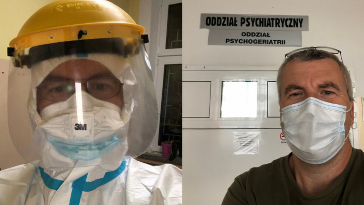 Psychiatra o koronawirusie w szpitalu psychiatrycznym w Janowie Lubelskim