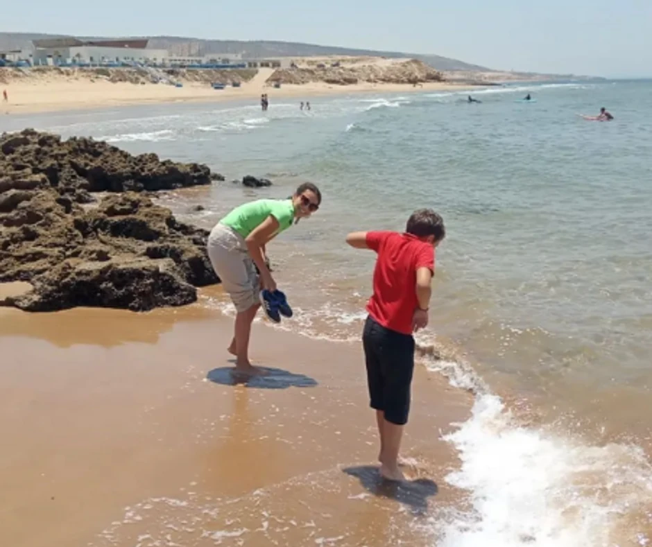 Ivan Bauer sa sinom u Maroku