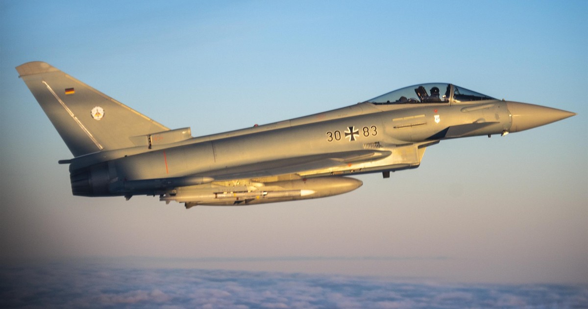 Alarm nad Bałtykiem. Niemcy poderwali myśliwce Eurofighter